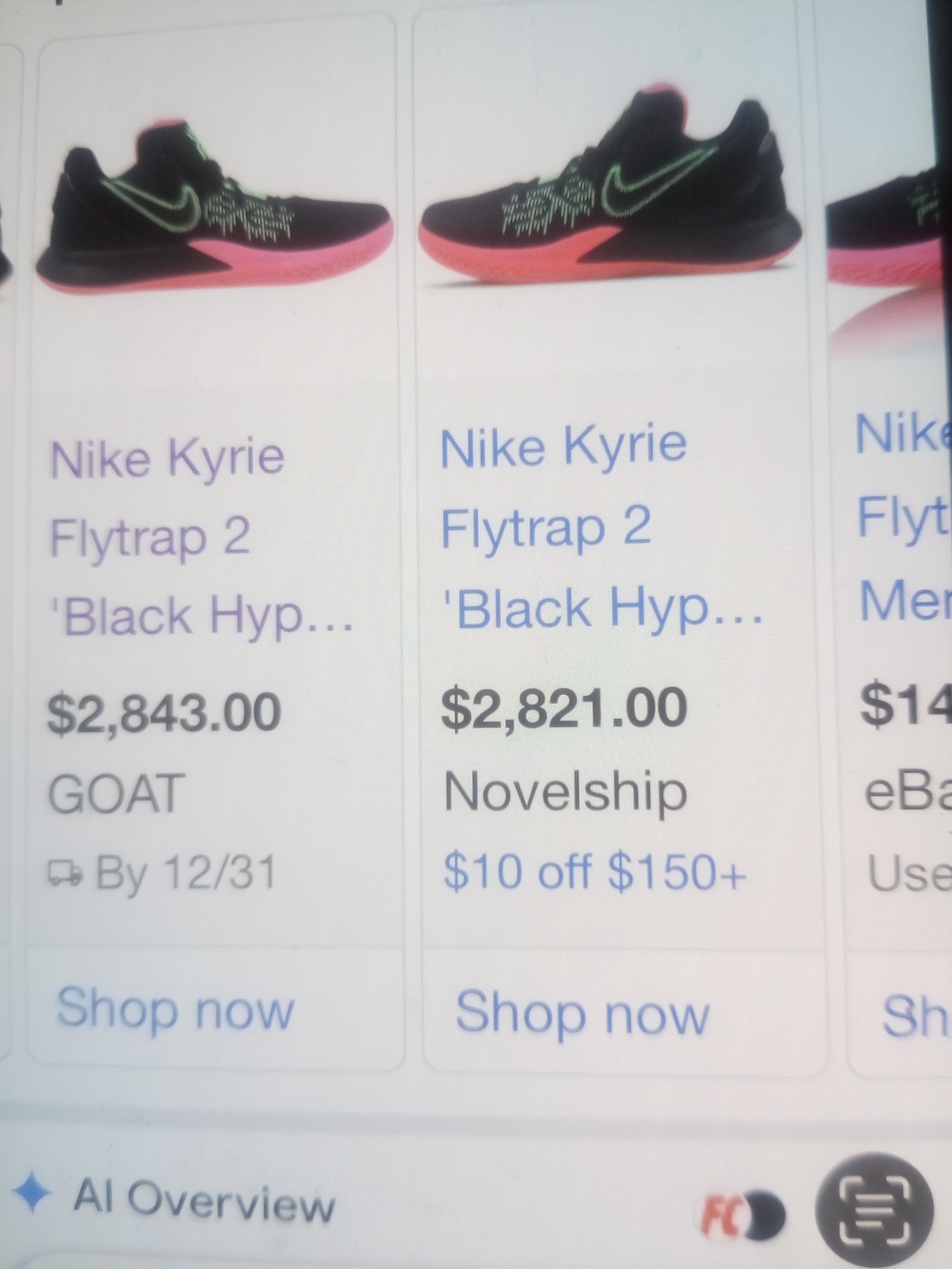 Nike Kyrie Flytrap 2 'Black Hyper Pink' Size 11M Sku: A04438-005... #1